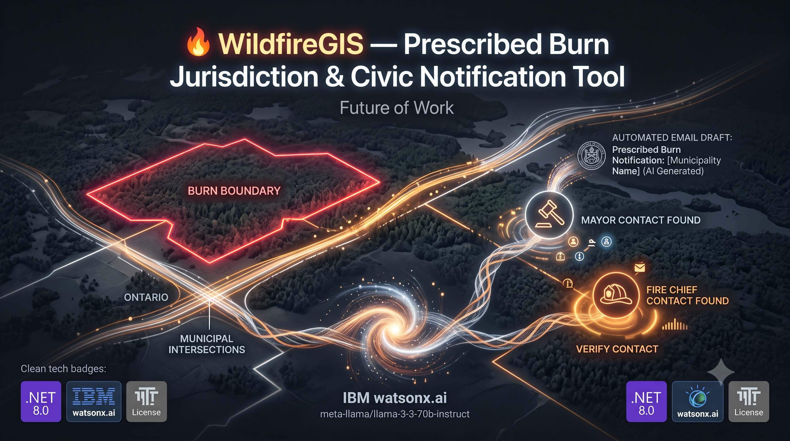 GeoShield — prescribed burn jurisdiction and civic notification tool